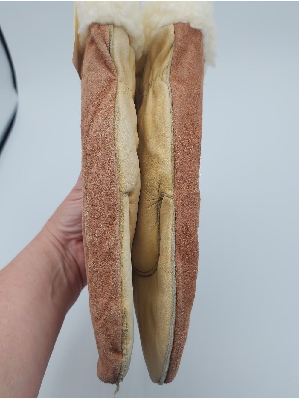 Vintage Leather Suede Mittens NWT #2958 - Picture 11 of 13